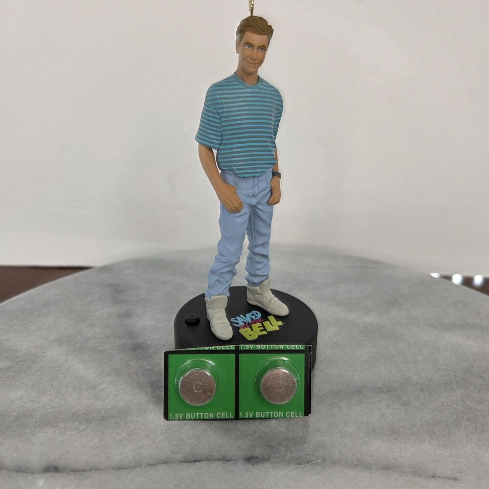 Hallmark Keepsake Zack Morris Saved By The Bell Ornament 2023 Christmas TV Show - Picture 5 of 6